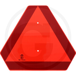 Warntafel für langsam fahrende Fahrzeuge und Anhänger