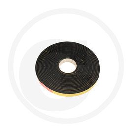 GRANIT Zellgummiband schw Moosgummi 10m 25x5mm